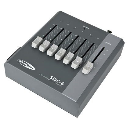 SDC-6 DMX-ljusbord, 6 kanaler