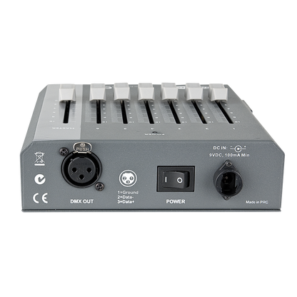 SDC-6 DMX-ljusbord, 6 kanaler