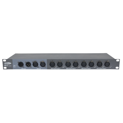 DB-1-4 DMX-splitter, 4 kanaler, 3- och 5-polig XLR