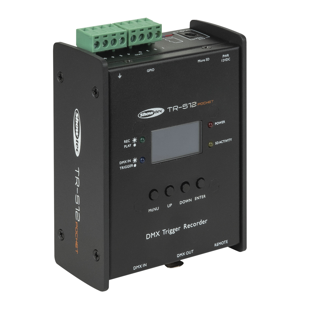 TR-512 Pocket DMX-inspelare/trigger