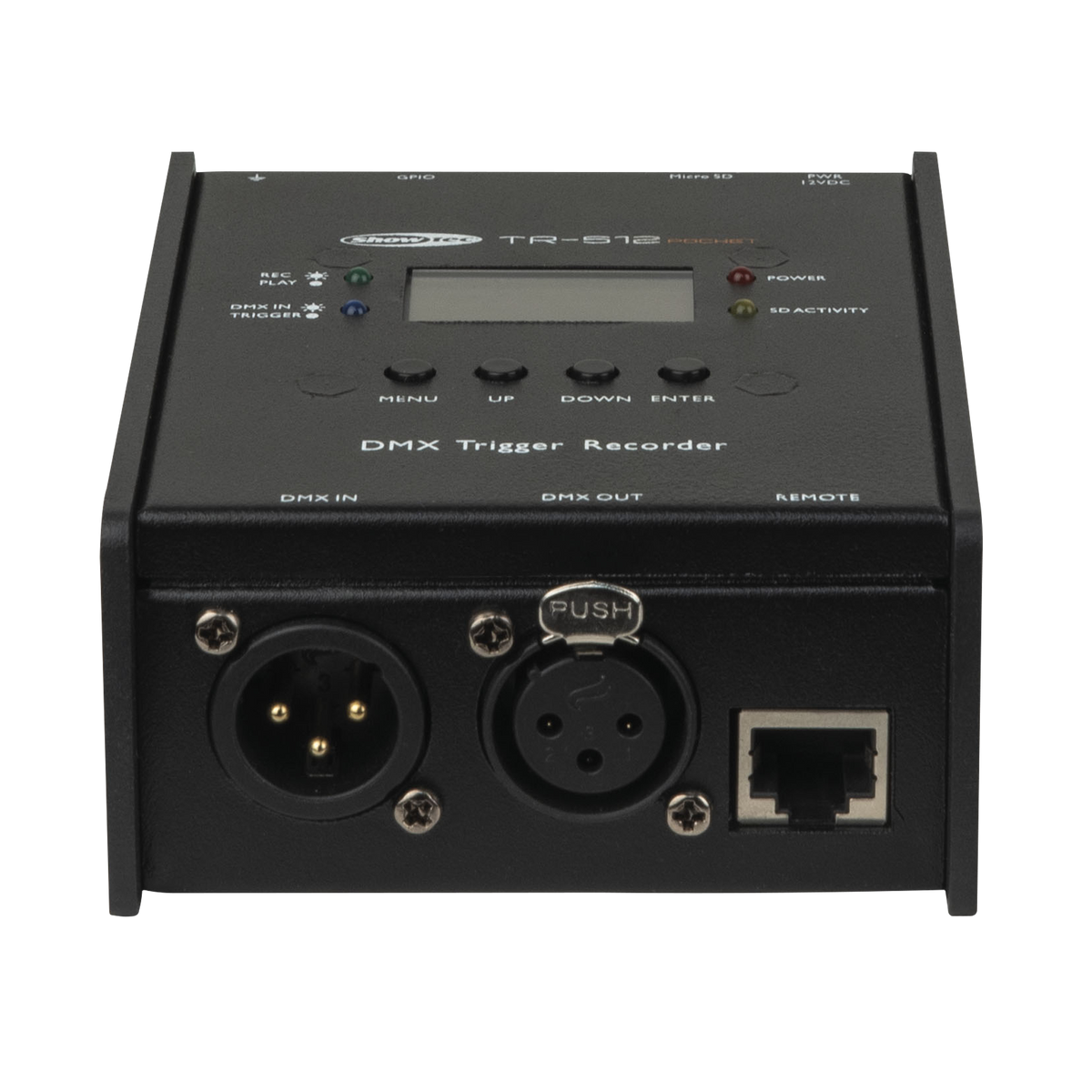 TR-512 Pocket DMX-inspelare/trigger