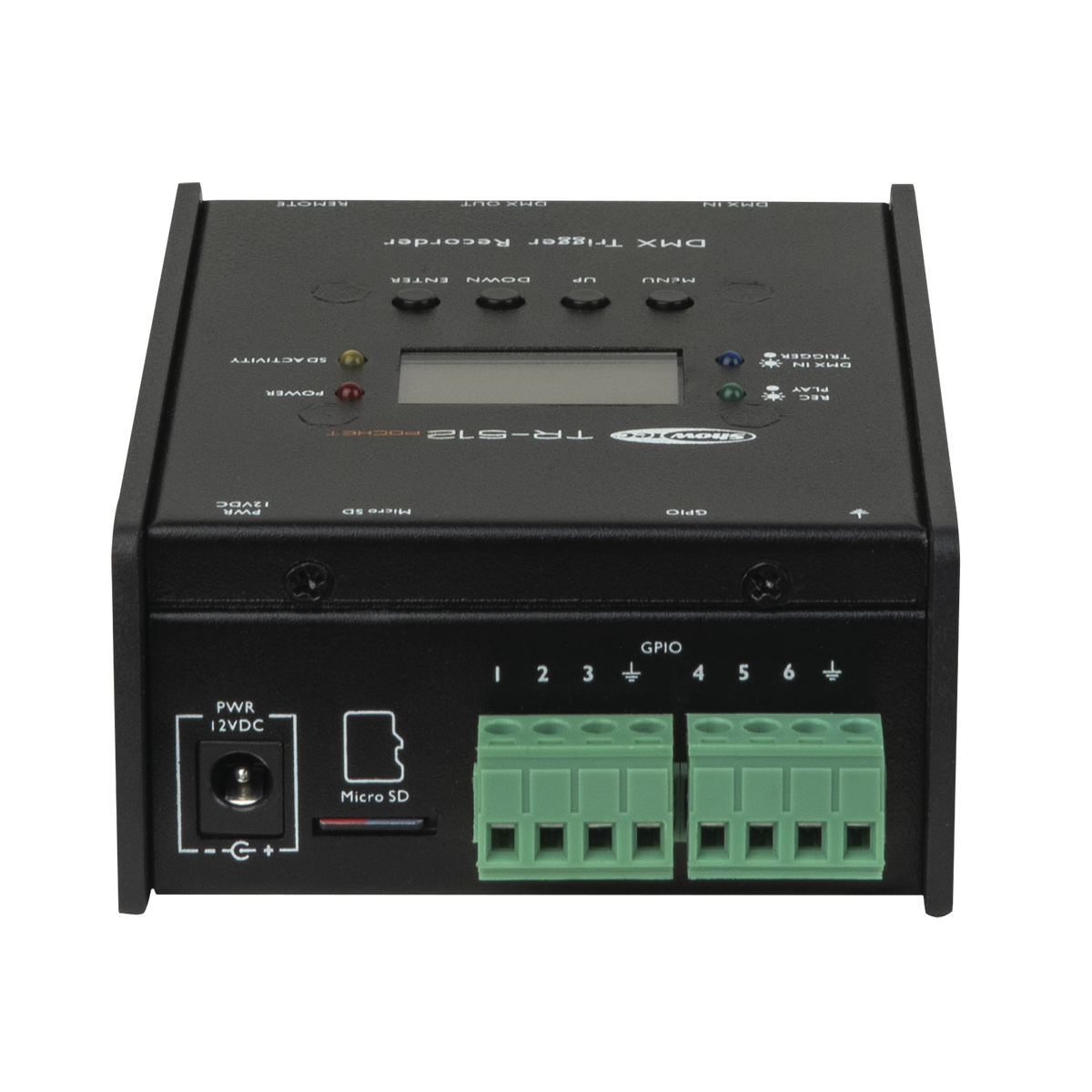 TR-512 Pocket DMX-inspelare/trigger