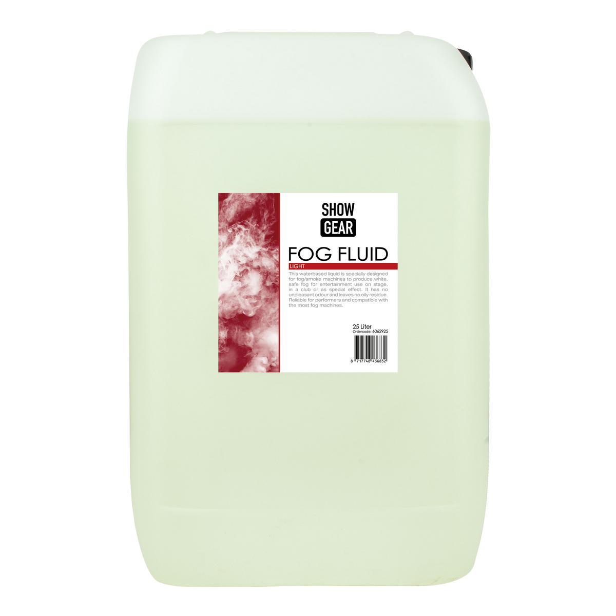 Dimvätska Light, 25 liter, vattenbaserad