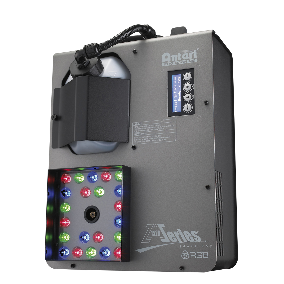 Z-1520 RGB rökmaskin med RGB-LED för CO₂-effekt, 1 500 W