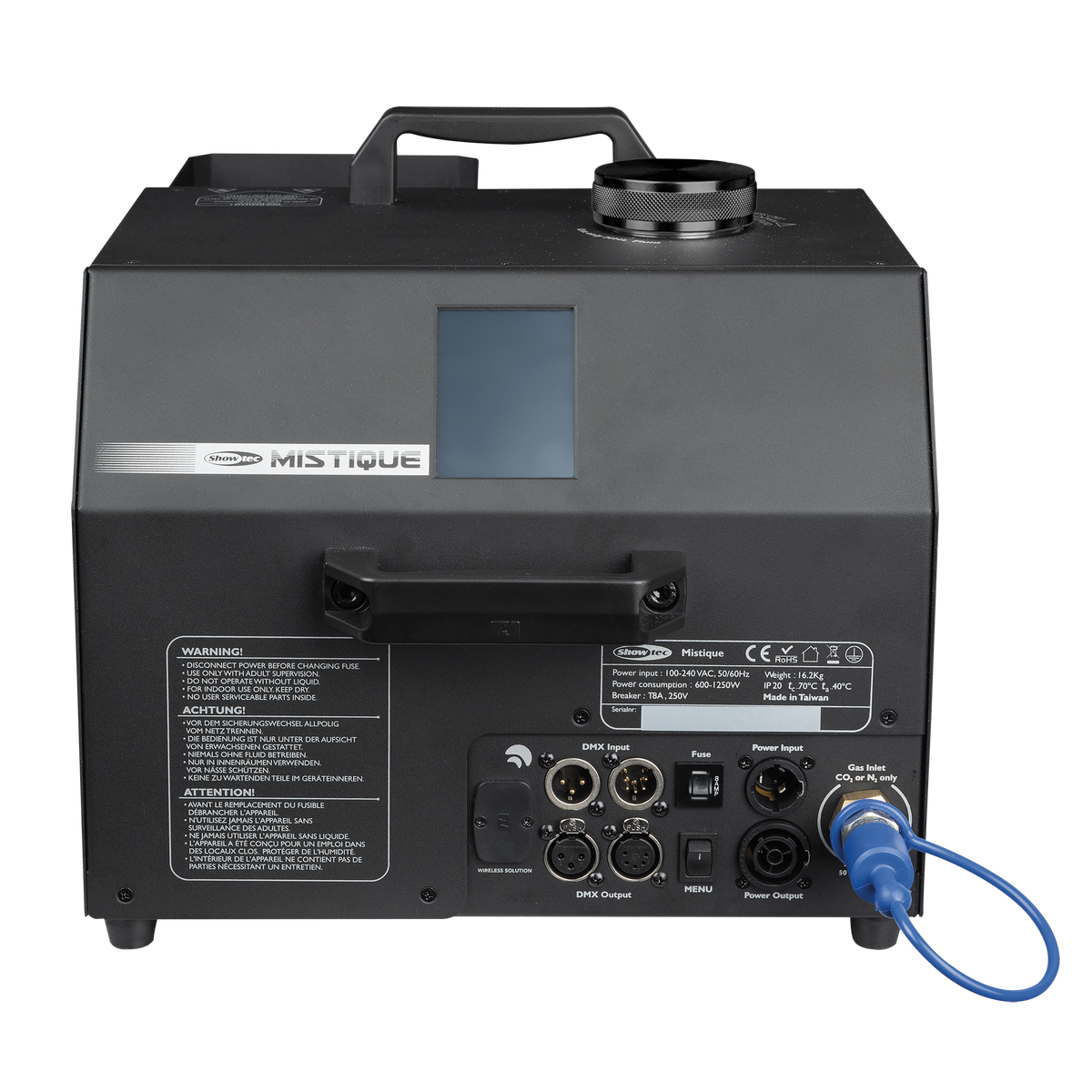 Mistique CO₂-hazer, 1 250 W
