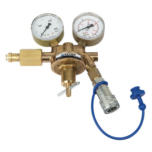 CO₂ Q-Lock tryckregulator, 1 × Q-Lock hona