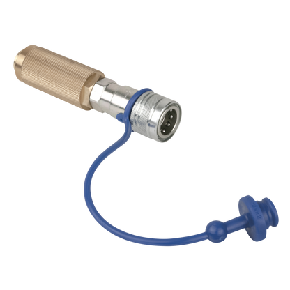 CO₂-flaska till 3/8 Q-Lock-adapter, slutet system