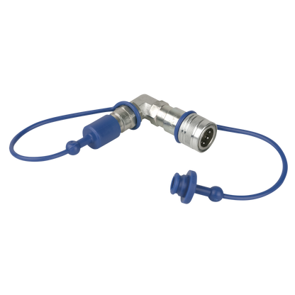 CO₂ 90° 3/8 Q-Lock-koppling, slutet system