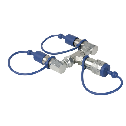 CO₂ 3/8 Q-Lock 2-vägs kombinerare, slutet system