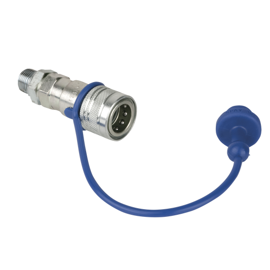CO₂ 3/8 till Q-Lock-adapter, hona, slutet system