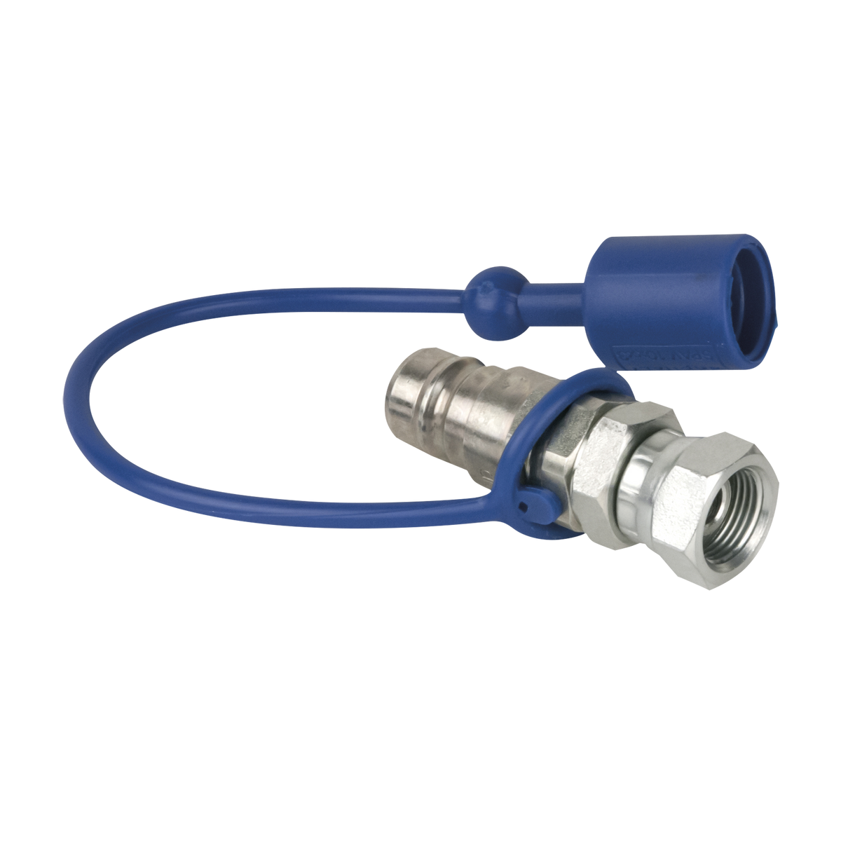 CO₂ 3/8 till Q-Lock-adapter, hane, slutet system