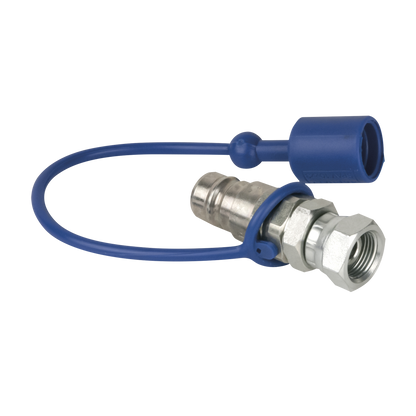 CO₂ 3/8 till Q-Lock-adapter, hane, slutet system