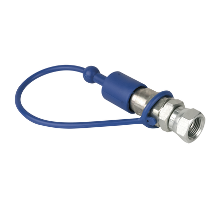 CO₂ 3/8 till Q-Lock-adapter, hane, slutet system