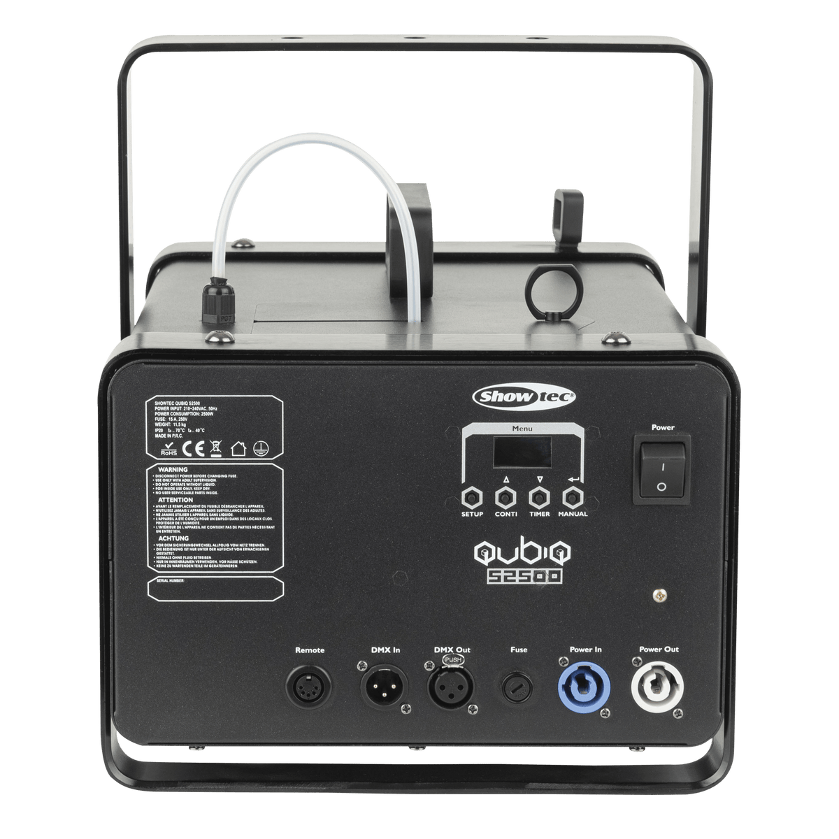 QubiQ S2500 rökmaskin, 2 500 W