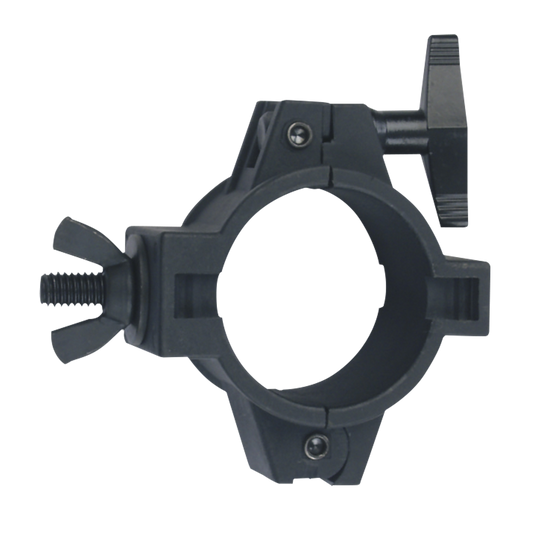 Universell rörklämma i PVC, 50 mm, SWL 30 kg, PVC, svart