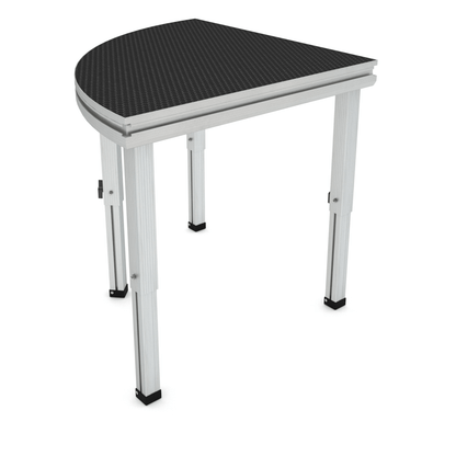 Mammoth Stage Dex Regular scenpodium kvartscirkel 1 m, utan ben