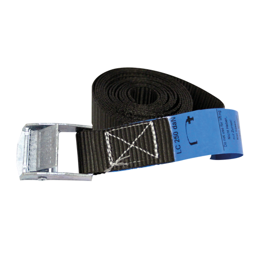 Spännband 25 mm, 3 m, 250 kg, svart