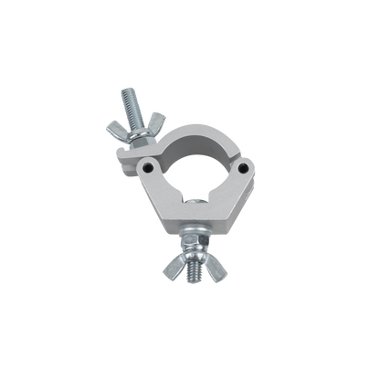 Halvkoppling, 32 mm, SWL 100 kg, aluminium, silver