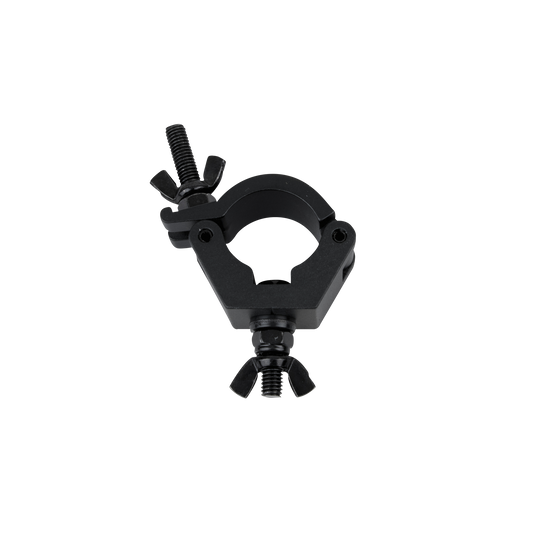 Halvkoppling, 32 mm, SWL 100 kg, aluminium, svart