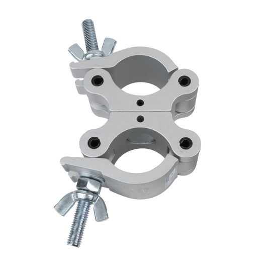 Vridbar koppling, 50 mm, SWL 500 kg, aluminium, silver