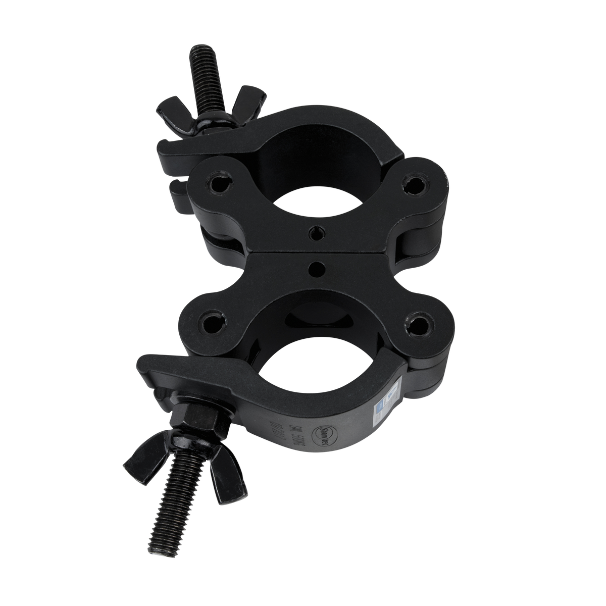 Vridbar koppling, 50 mm, SWL 500 kg, aluminium, svart