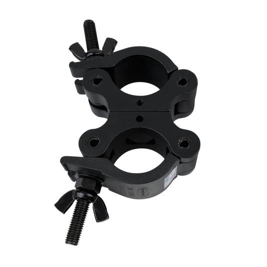 Vridbar koppling, 50 mm, SWL 500 kg, aluminium, svart