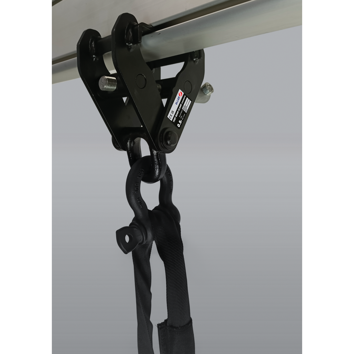 BC tältklämma 0,5 ton – för tält- och kederprofiler 60–105 mm
