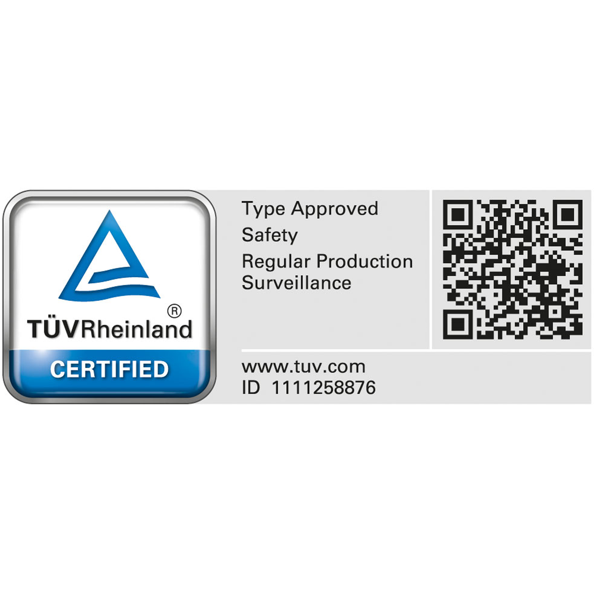 Tältklämma, WLL 100 kg, metall, silver