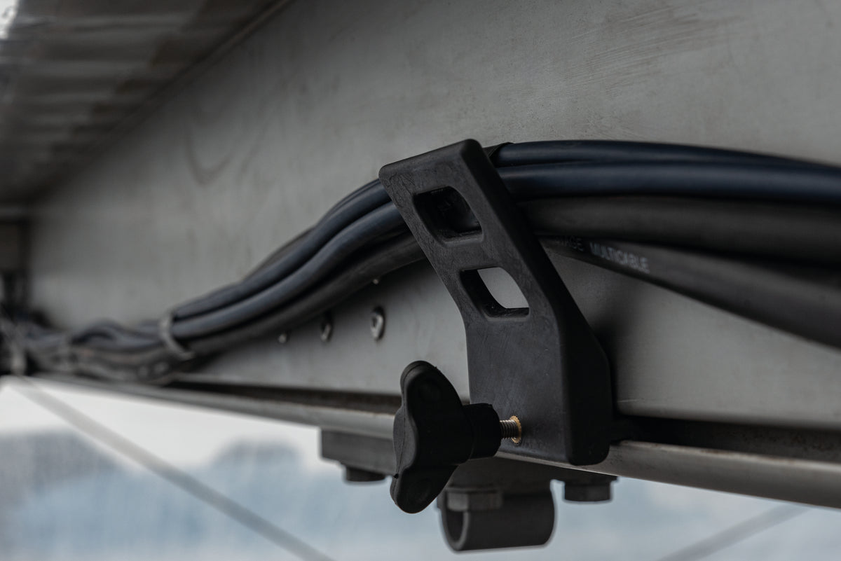 TC Clamp, kabelklämma för tält