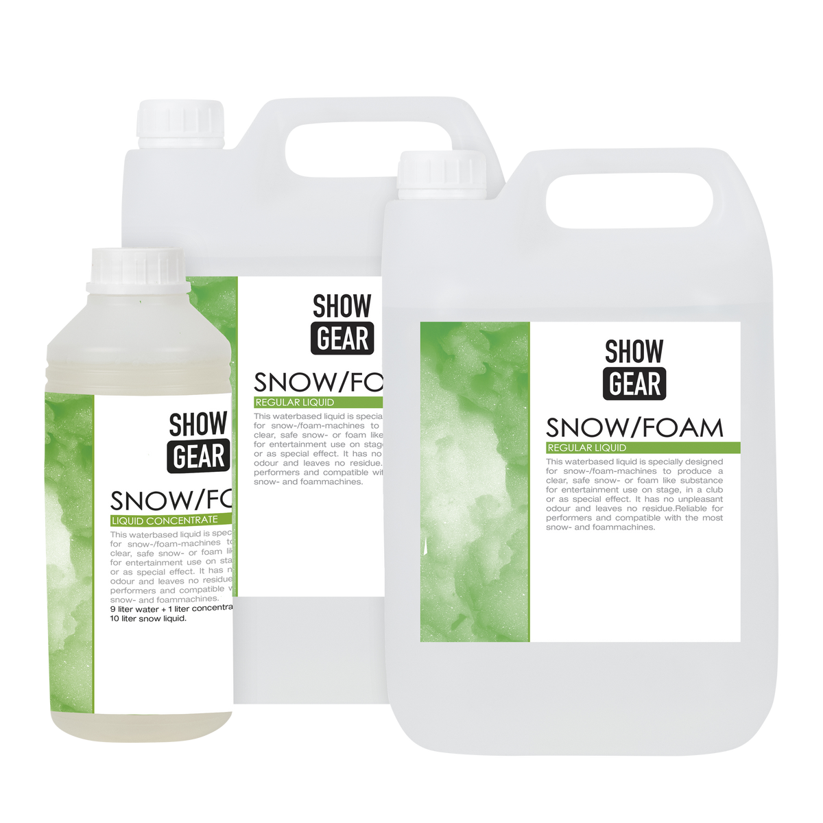 Snö-/skumkoncentrat, 1 liter, vattenbaserat