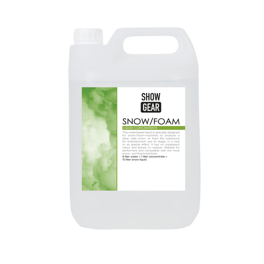 Snö-/skumkoncentrat, 5 liter, vattenbaserat