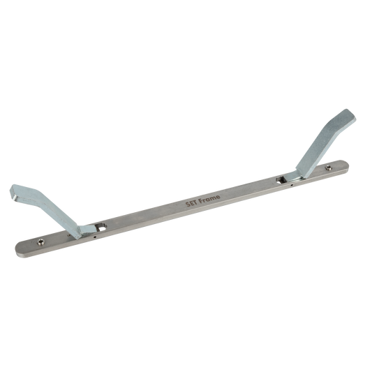 SET Frame skarvbit 30 cm med 2 snabbspakar, silver