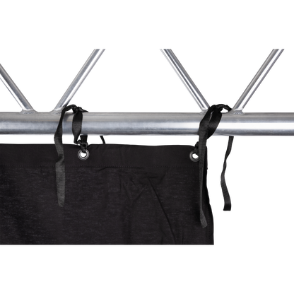 Knytband för fonder, 1 m, 10-pack, svart