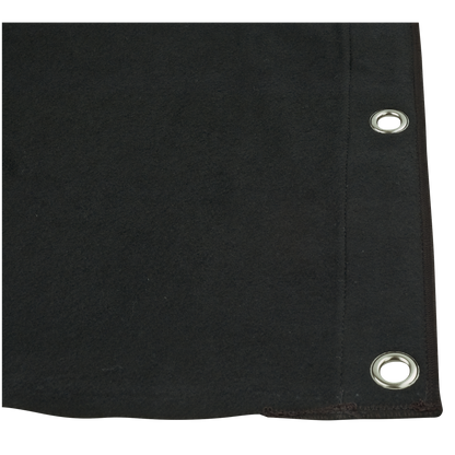 Fondtyg Dekomolton 160 g/m², svart, 300 × 400 cm (B × H)