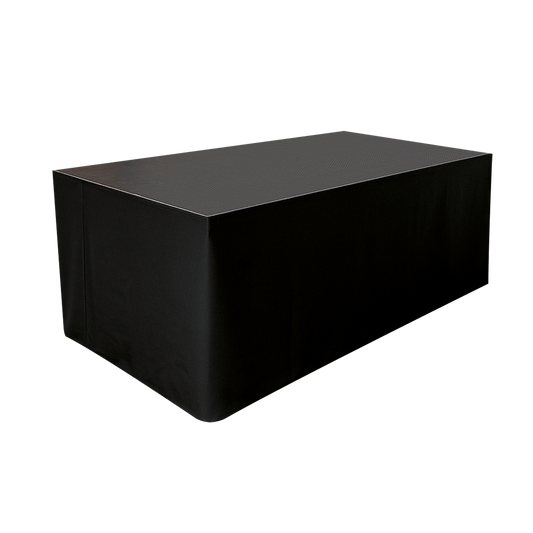 Scenkjol Molton CS 300 g/m², svart, 620 cm bredd, oveckad