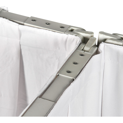 P&D-draperi MGS 175 g/m², vit, 330 × 500 cm (B × H), veckat
