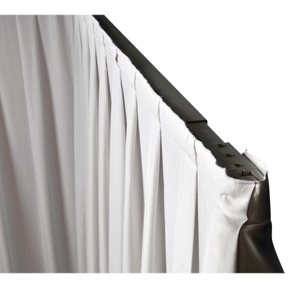 P&D-draperi MGS 175 g/m², vit, 330 × 500 cm (B × H), veckat