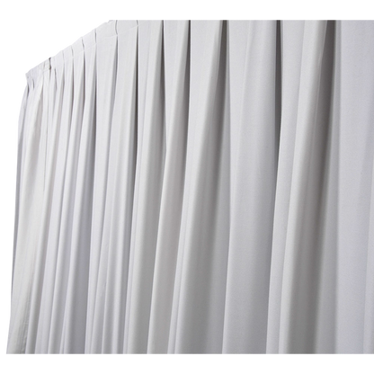 P&D-draperi MGS 175 g/m², vit, 330 × 500 cm (B × H), veckat