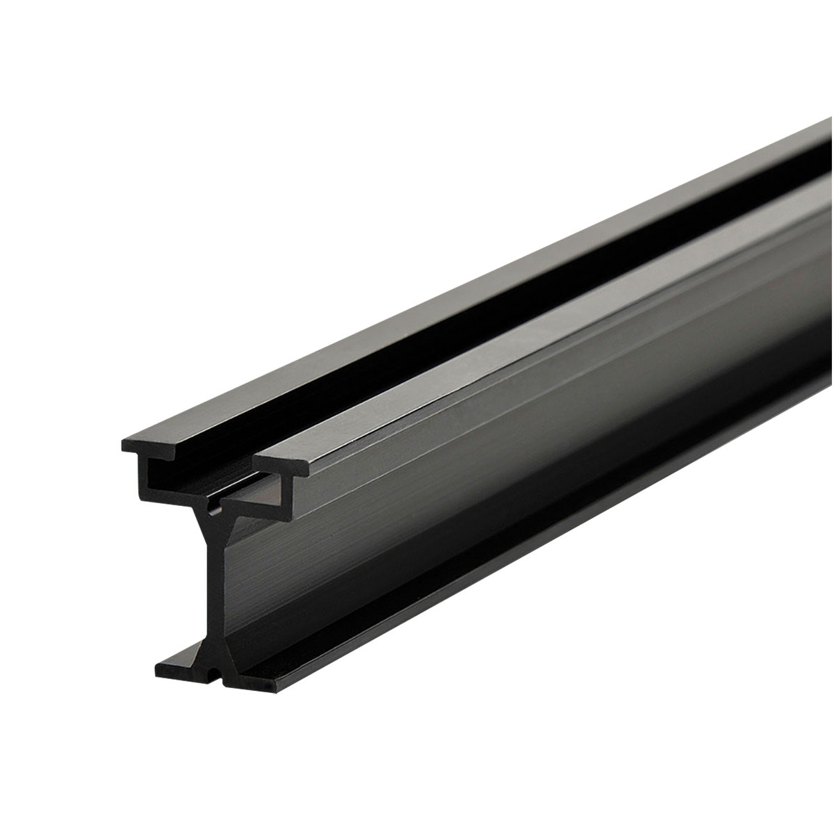 Eurotrack skena svart 500 cm anodiserad
