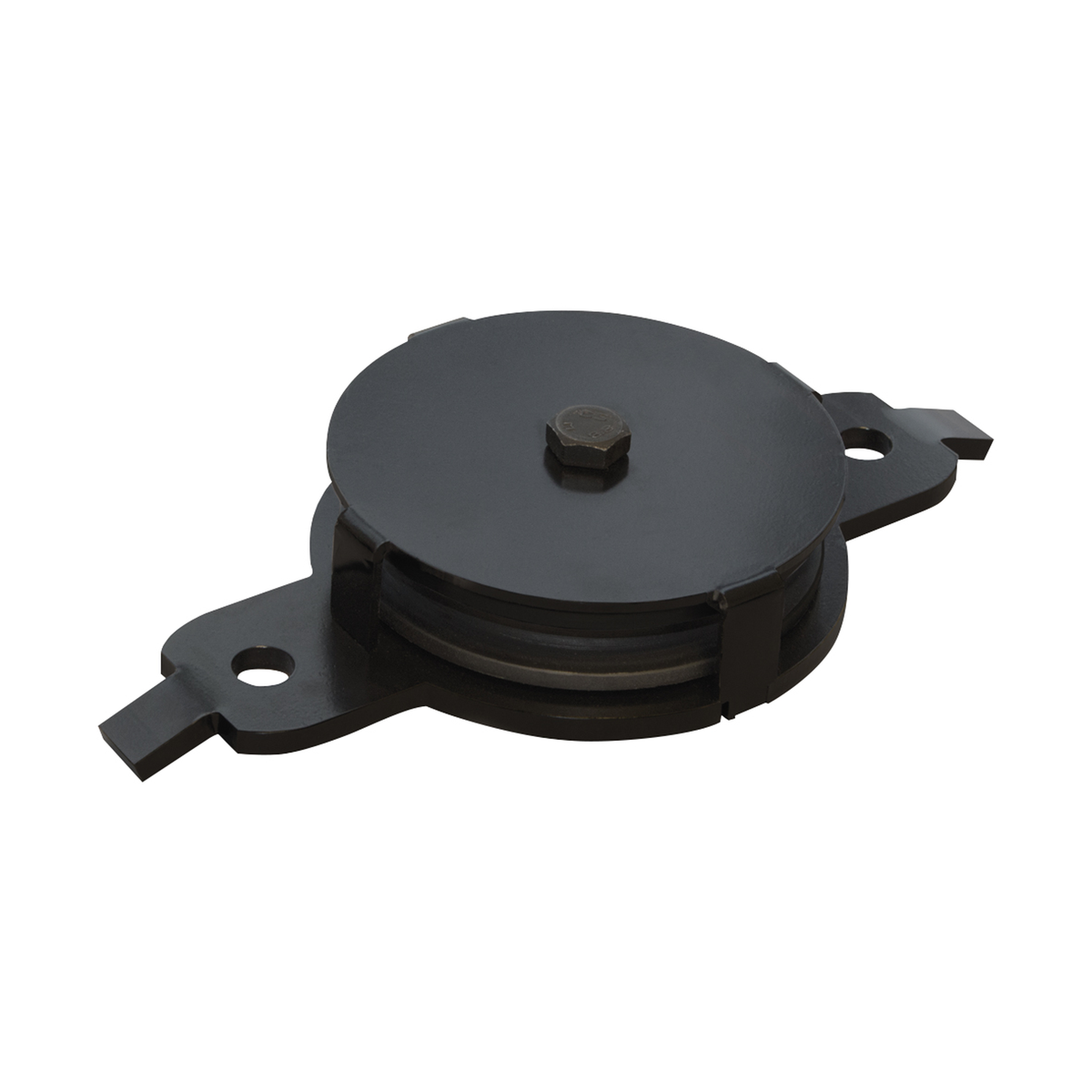 Eurotrack returblock 85 mm svart