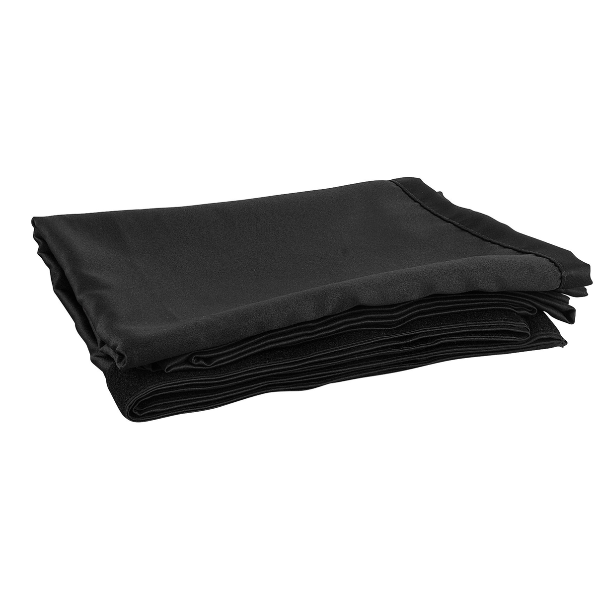 P&D-draperi Molton 300 g/m², svart, 400 × 400 cm (B × H), oveckat