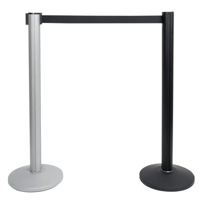 2 m justerbar publikavspärrning PRO, silver