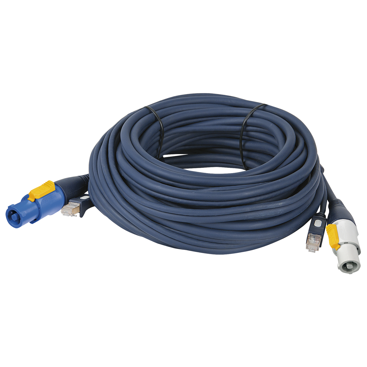 Förlängningskabel powerCON/RJ45 – powerCON/RJ45, data/ström, 6 m