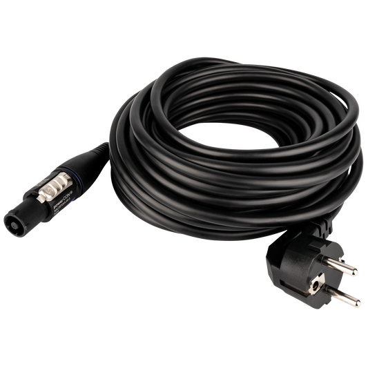 Strömkabel Neutrik powerCON till Schuko, 3 × 1,5 mm², 10 m