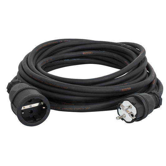 Förlängningskabel Schuko/Schuko, Titanex med PCE, 3 × 1,5 mm², 15 m