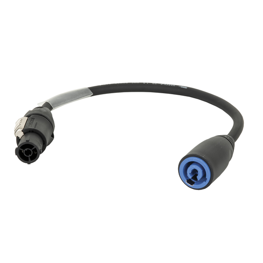 Adapter powerCON Out till powerCON TRUE1 hane, 0,25 m