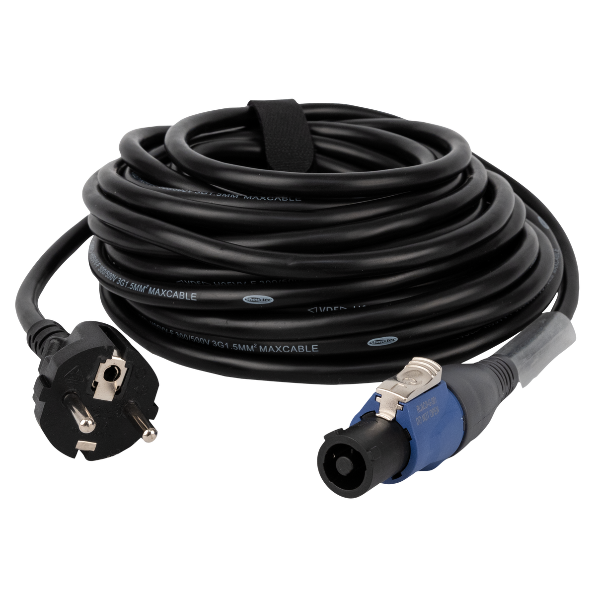 Strömkabel Power Pro-kontakt till Schuko, 3 × 1,5 mm², 10 m