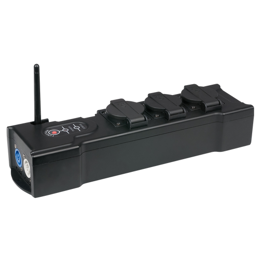 PowerBOX 3 CRMX med inbyggd CRMX DMX-mottagare