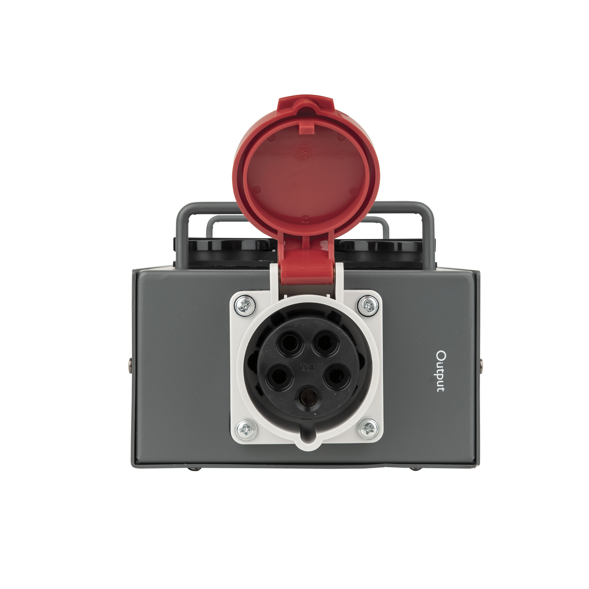 Powersplit 16, CEE 16 A till 6× Schuko och 1× CEE 16 A 5-polig