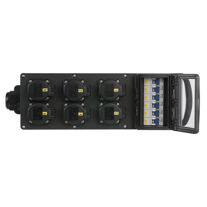 MPD-616 strömfördelare CEE 32 A till 6x Schuko